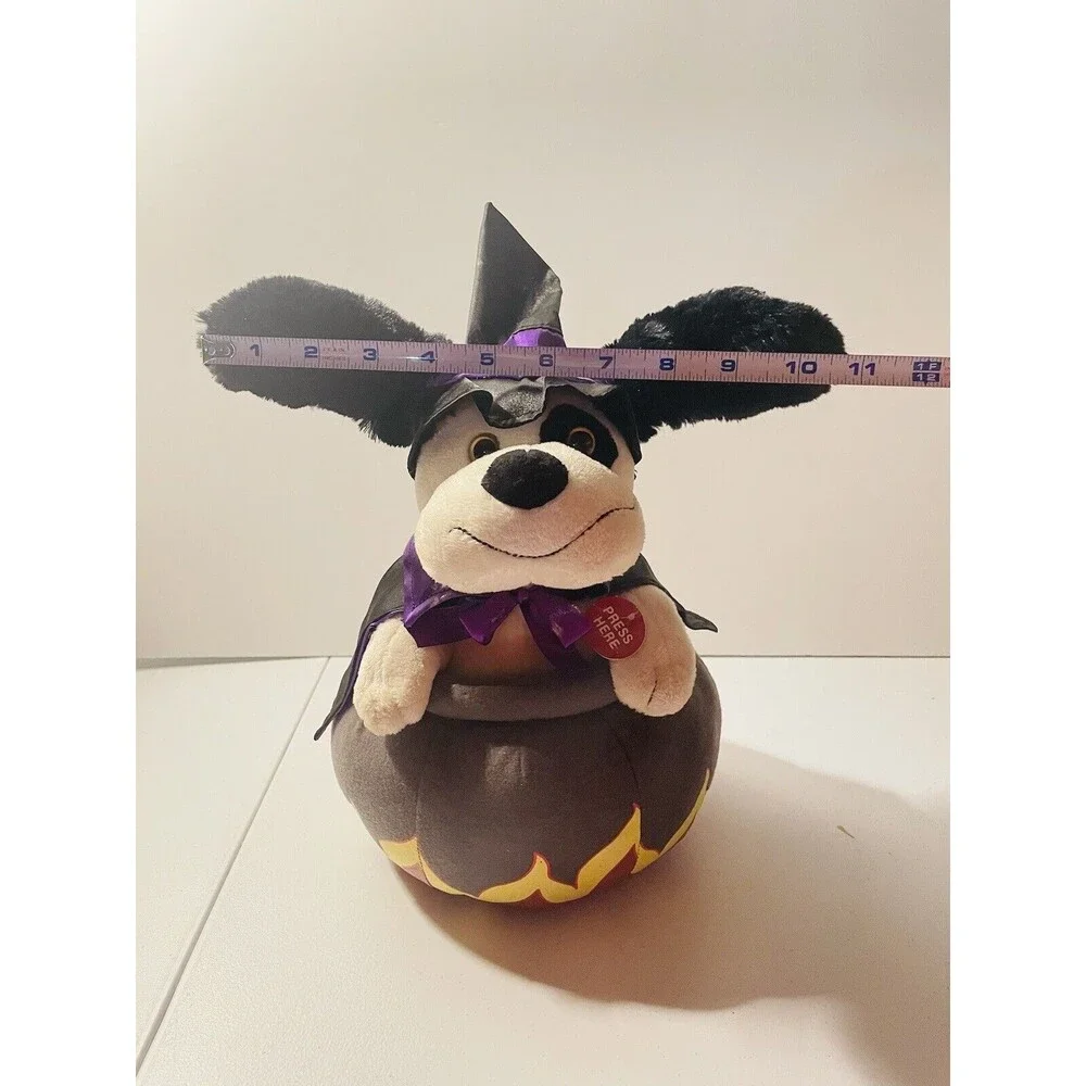 Vintage Light N Sound Halloween Snoopy Pumpkin Dancing Ears Plays Music